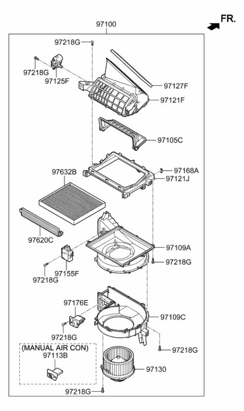 2020 Kia Optima Heater System-Heater & Blower Diagram 2