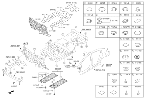 2014 Kia Forte Bolt Diagram for 641952E000