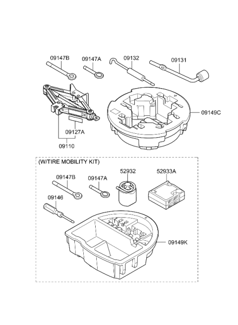 2016 Kia Forte Koup Ovm Tool Diagram