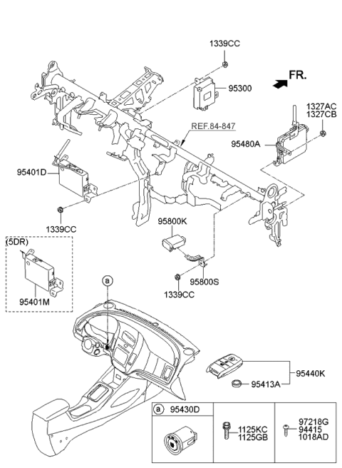 2014 Kia Forte Koup Relay & Module Diagram 2