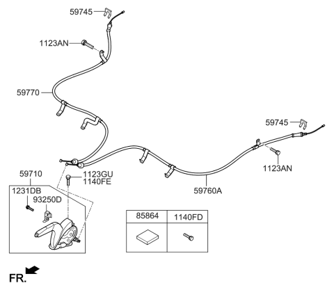 2015 Kia Forte Parking Brake System Diagram