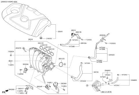 2014 Kia Forte Koup Intake Manifold Diagram 3