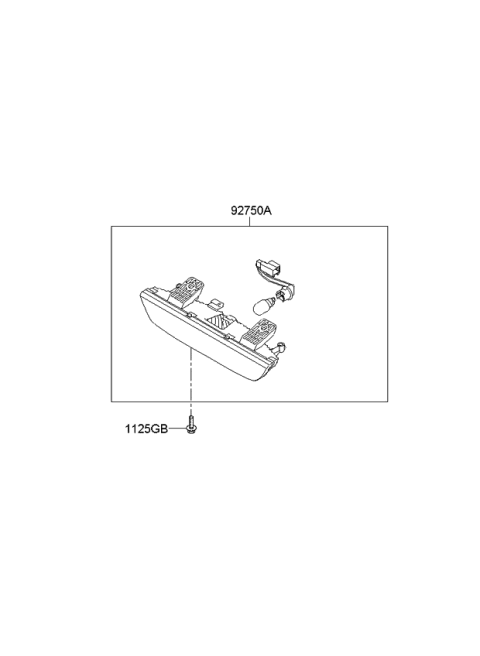 2015 Kia Forte Koup High Mounted Stop Lamp Diagram