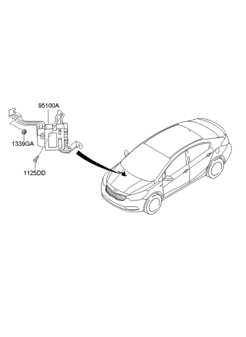 2015 Kia Forte Transmission Control Unit Diagram