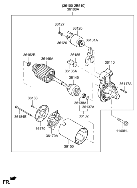 2015 Kia Forte Starter Diagram 4