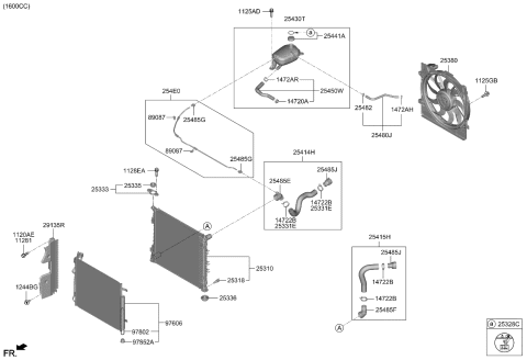 2024 Kia K5 Blower Assembly Diagram for 25380L1100