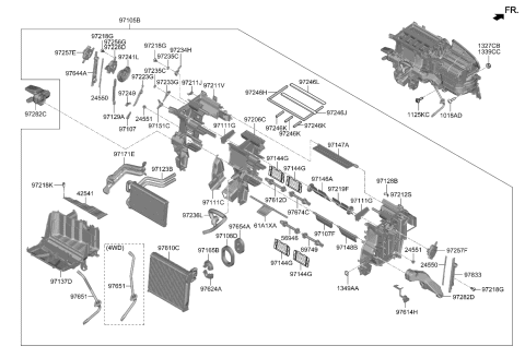 2022 Kia K5 Case-Heater,RH Diagram for 97135L3100