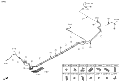 2023 Kia K5 Fuel Line Diagram 2