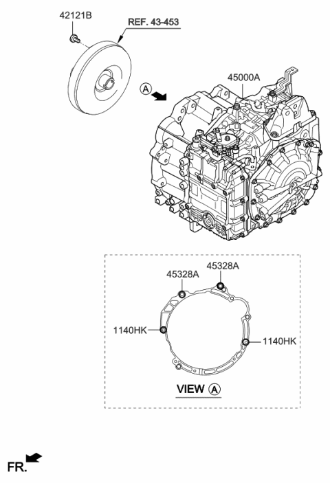 2024 Kia K5 Transaxle Assy-Auto Diagram