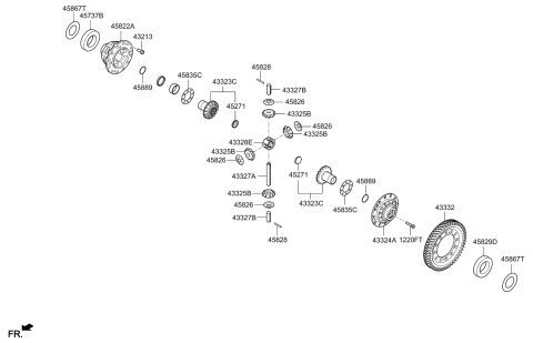 2021 Kia K5 Transaxle Gear-Manual Diagram 2