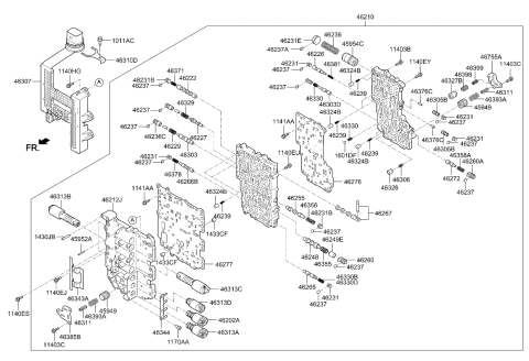 2023 Kia K5 Transmission Valve Body Diagram 2