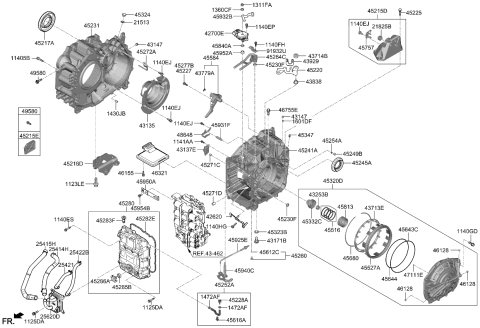 2022 Kia K5 Housing-Converter Diagram for 452314G620