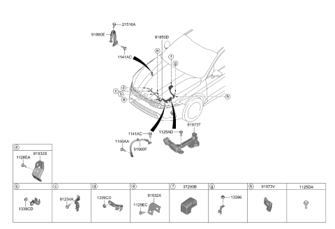 2022 Kia K5 Wiring Assembly-T/M Gnd Diagram for 91862L3020