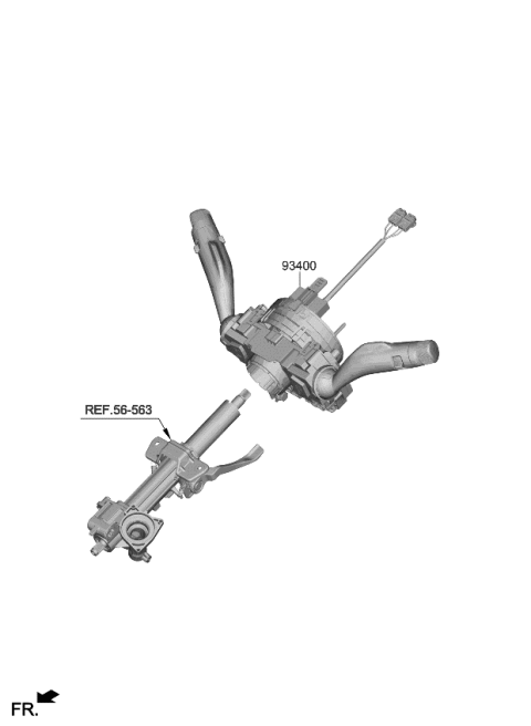 2022 Kia K5 Multifunction Switch Diagram