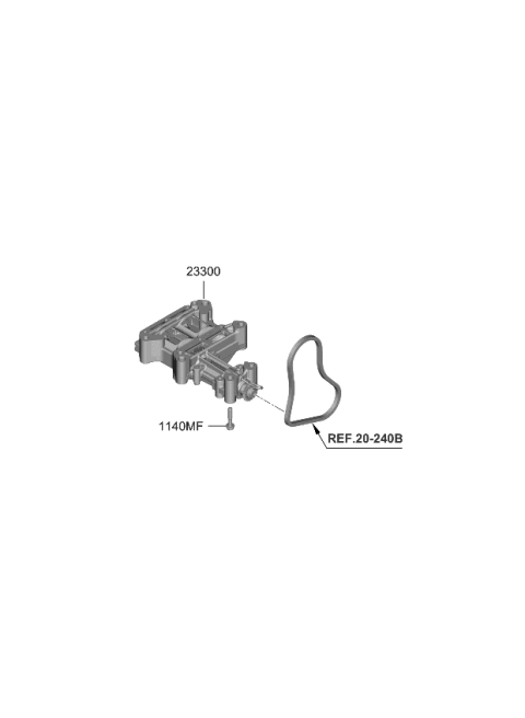 2022 Kia K5 Balancer Belt Train Diagram