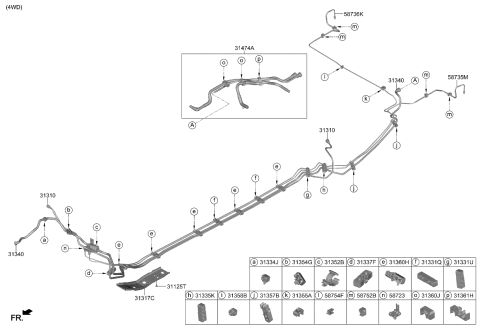 2022 Kia K5 Fuel Line Diagram 3