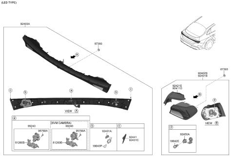 2024 Kia K5 Rear Combination Lamp Diagram 2