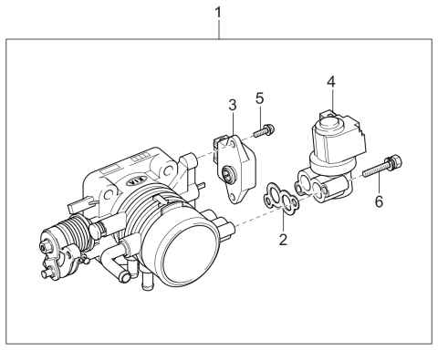 2002 Kia Spectra Throttle Body Diagram 2