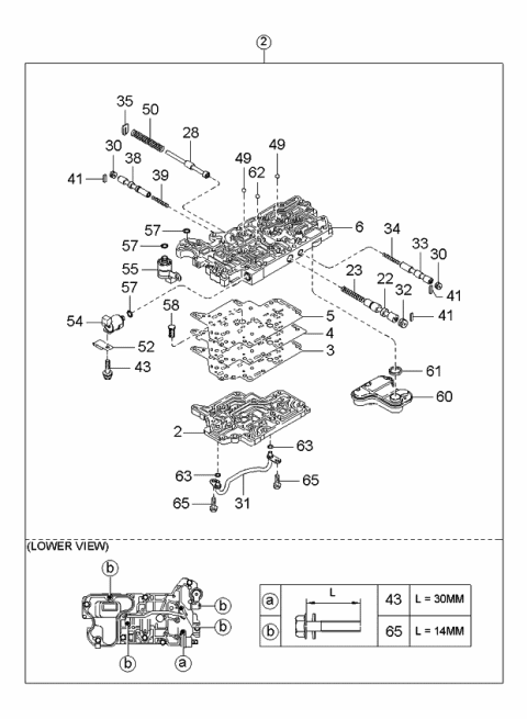 2003 Kia Spectra Control Valve Diagram 2