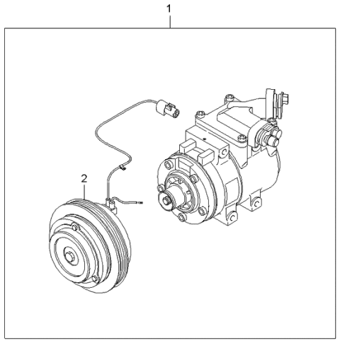 2001 Kia Spectra Compressor Diagram