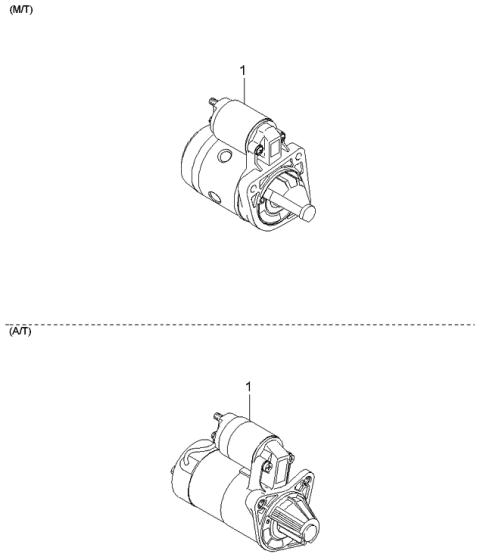 2003 Kia Spectra Starter Diagram