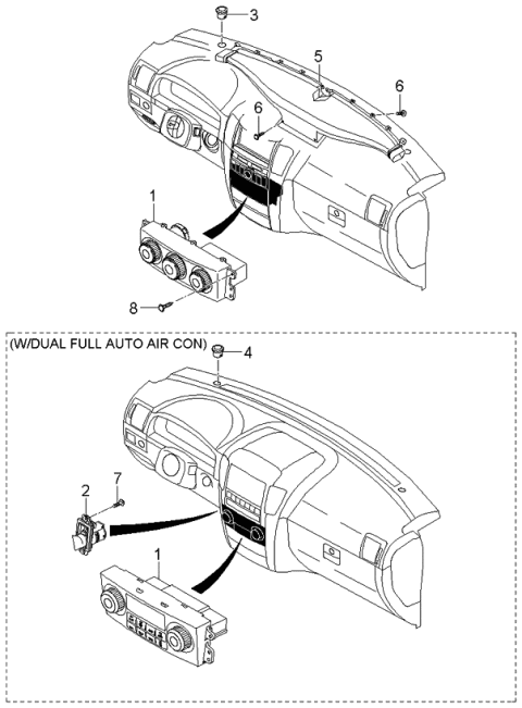 2006 Kia Sorento Heater Control Diagram