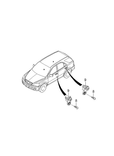 2006 Kia Sorento Switches Diagram 2