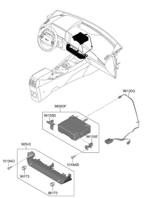 2024 Kia Niro EV Information System Diagram