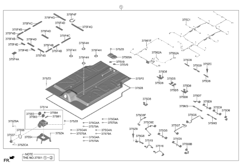 2024 Kia Niro EV CONNECTOR ASSY-HIGH Diagram for 37537AO010
