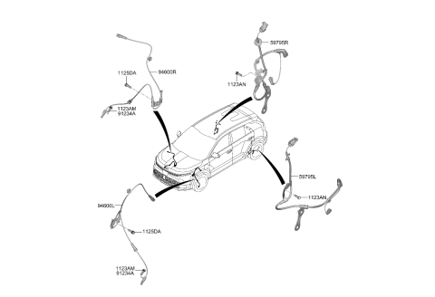 2023 Kia Niro EV Hydraulic Module Diagram