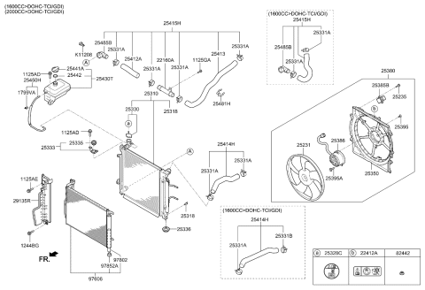 2017 Kia Optima Engine Cooling System Diagram 1