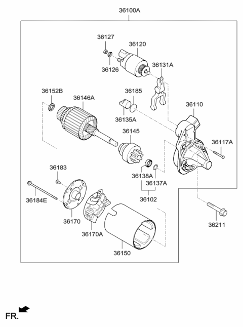 2018 Kia Optima Starter Diagram 1