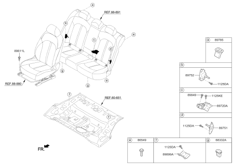 2016 Kia Optima Hardware-Seat Diagram