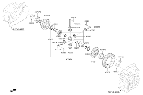 2016 Kia Optima Transaxle Gear-Auto Diagram 3