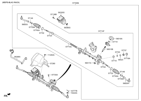 2017 Kia Optima Cap-Dust Diagram for 56516C2000