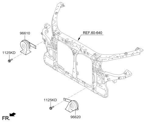 2017 Kia K900 Horn Diagram