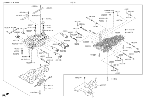 2016 Kia K900 Transmission Valve Body Diagram 2