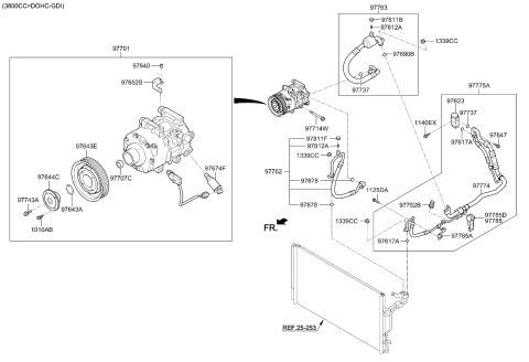 2017 Kia K900 Valve-Control Diagram for 976742P100