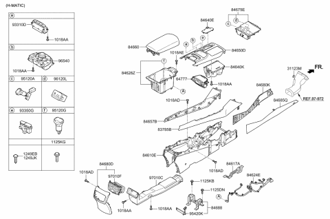 2016 Kia K900 Pac K Diagram for 846603T700KGM