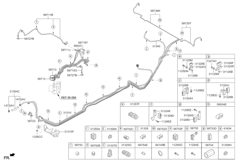 2016 Kia K900 Brake Fluid Line Diagram