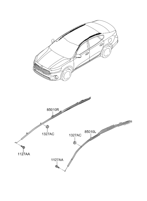 2020 Kia Cadenza Air Bag System Diagram 2