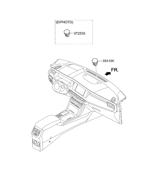 2020 Kia Cadenza Heater System-Heater Control Diagram