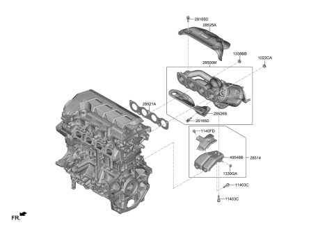2019 Kia Rio Exhaust Manifold Diagram 2