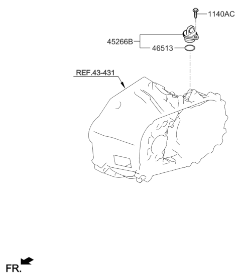 2020 Kia Rio Speedometer Driven Gear Diagram