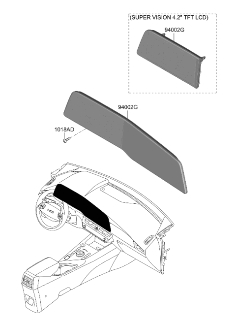 2024 Kia Niro Instrument Cluster Diagram