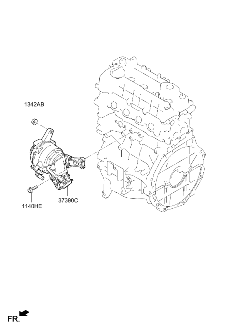 2024 Kia Niro Alternator Diagram