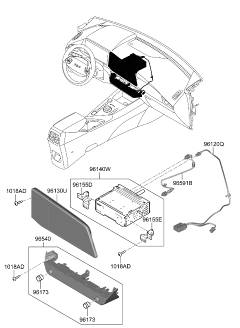 2023 Kia Niro Audio Diagram