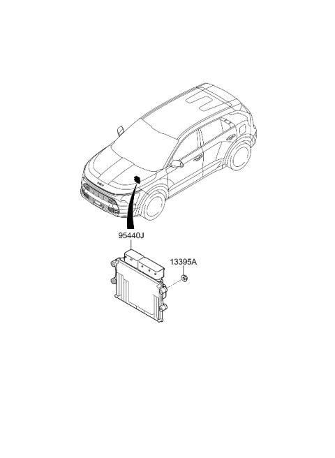 2023 Kia Niro Transmission Control Unit Diagram