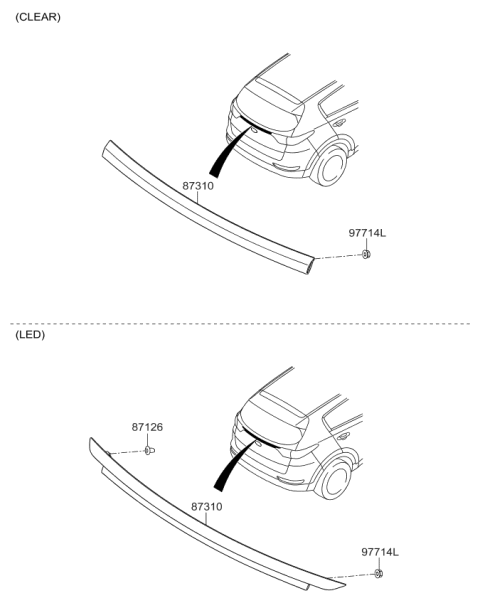 2018 Kia Sportage Rear Combination Lamp Diagram 3