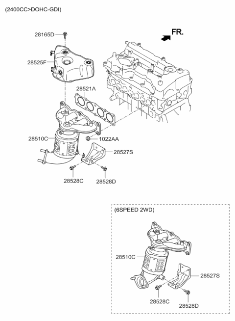 2016 Kia Sportage Exhaust Manifold Diagram 4